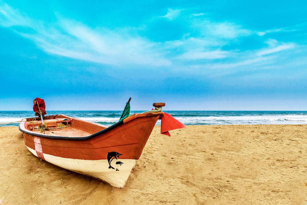 Der traumhafte Strand von Mahabalipuram Der traumhafte Strand von Mahabalipuram