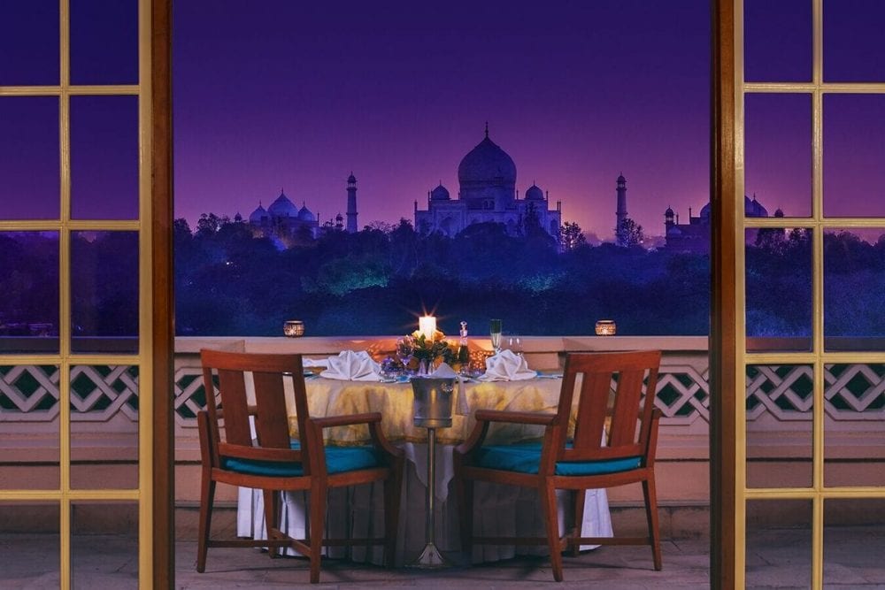 The Oberoi Amarvilas - genießen Sie ein Abendessen mit Blick auf das Taj Mahal in Agra The Oberoi Amarvilas - genießen Sie ein Abendessen mit Blick auf das Taj Mahal in Agra