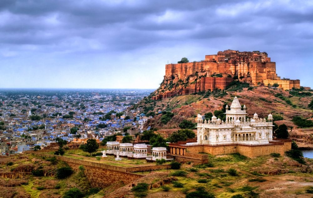 Das Mehrangharh Fort und Jaswant Thada in Jodhpur Das Mehrangharh Fort und Jaswant Thada in Jodhpur